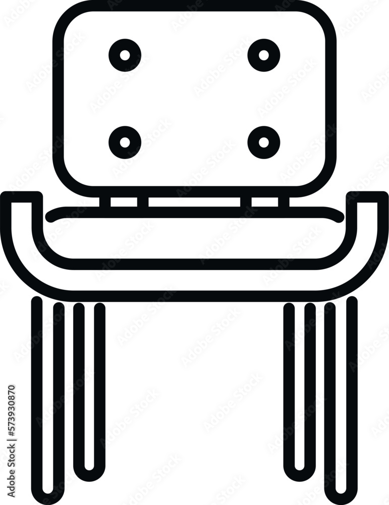 Relax soft chair icon outline vector. Office vip. Interior sofa Relax soft chair icon outline vector. Office vip. Interior sofa