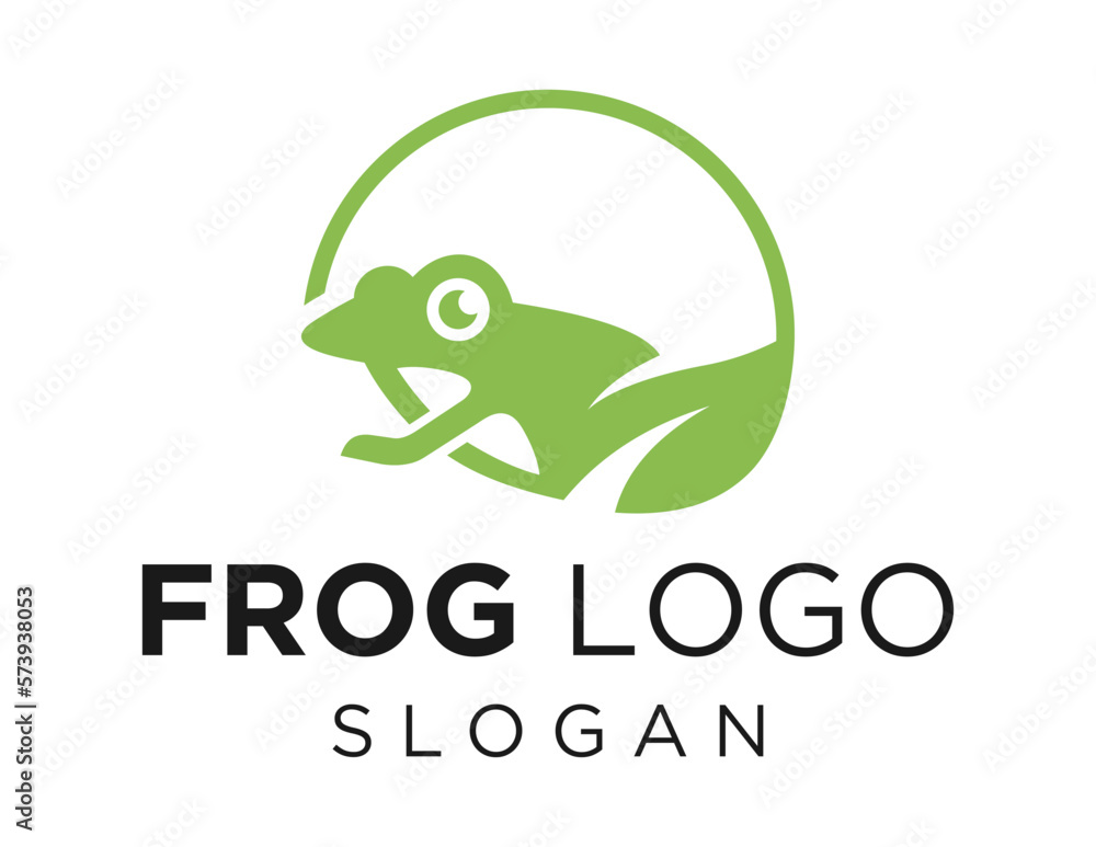 Logo design about Frog on a white background. created using the CorelDraw application. Logo design about Frog on a white background. created using the CorelDraw application.