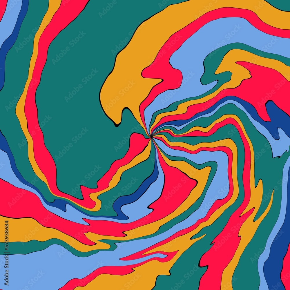 Bright abstract background. Bright colors on the background.Bright background with lines and shapes. Retro hippie backgrounds Bright abstract background. Bright colors on the background.Bright background with lines and shapes. Retro hippie backgrounds