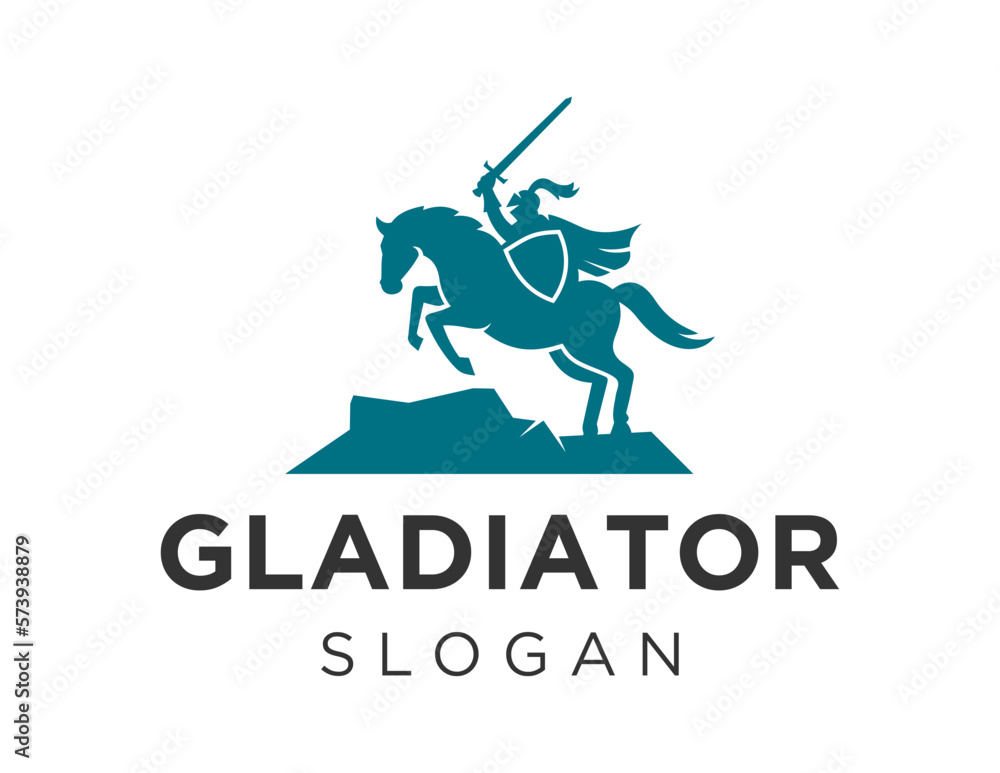Logo design about Gladiator on a white background. created using the CorelDraw application. Logo design about Gladiator on a white background. created using the CorelDraw application.