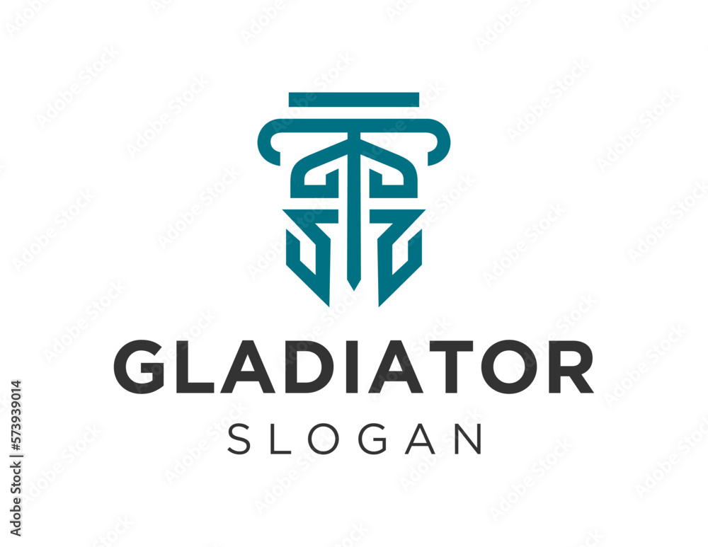 Logo design about Gladiator on a white background. created using the CorelDraw application. Logo design about Gladiator on a white background. created using the CorelDraw application.