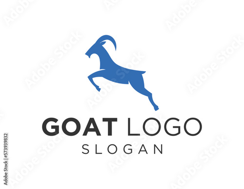 Logo design about Goat on a white background. created using the CorelDraw application.