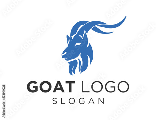 Logo design about Goat on a white background. created using the CorelDraw application.