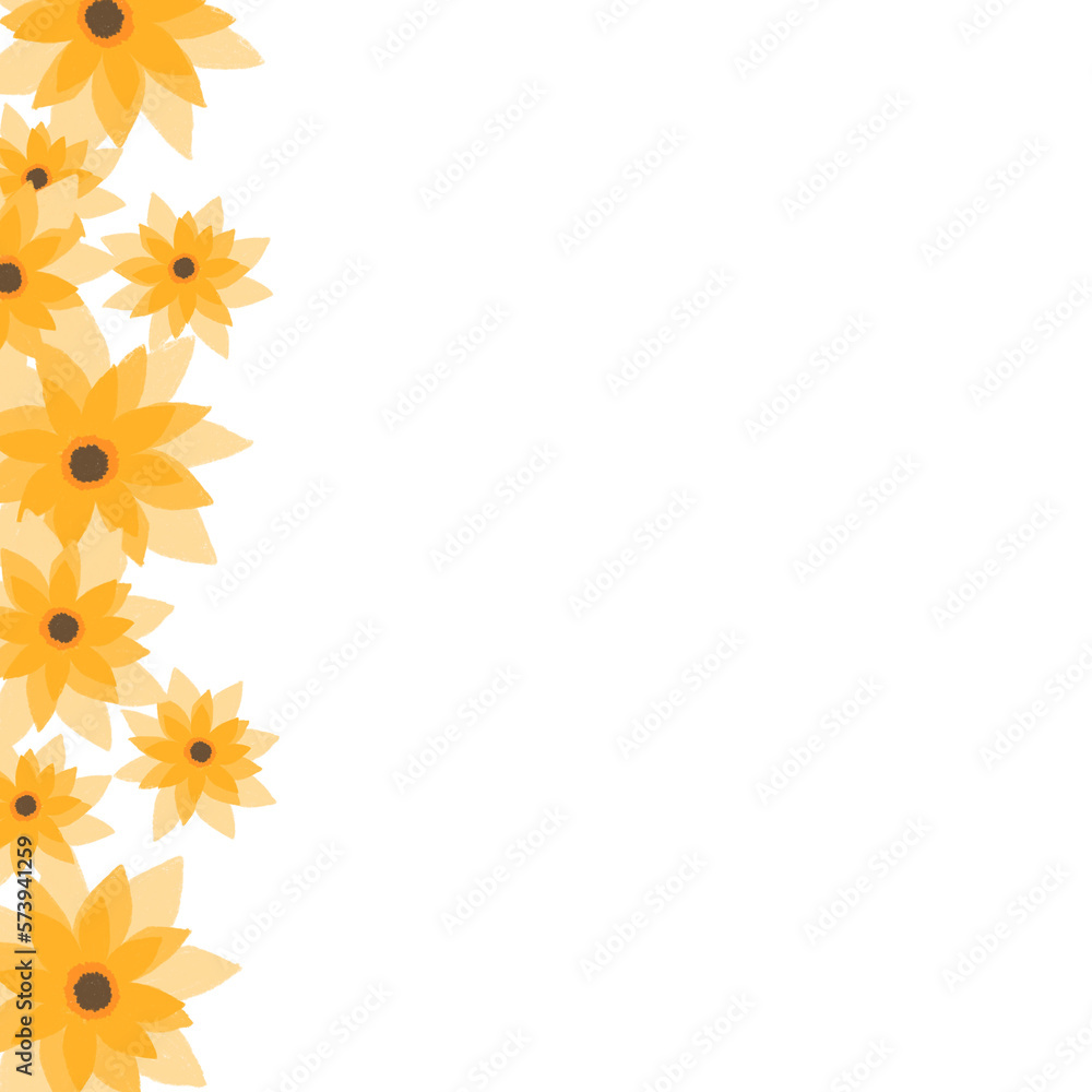 Bright background with daisies, a background with flowers. Seamless pattern with flowers Bright background with daisies, a background with flowers. Seamless pattern with flowers