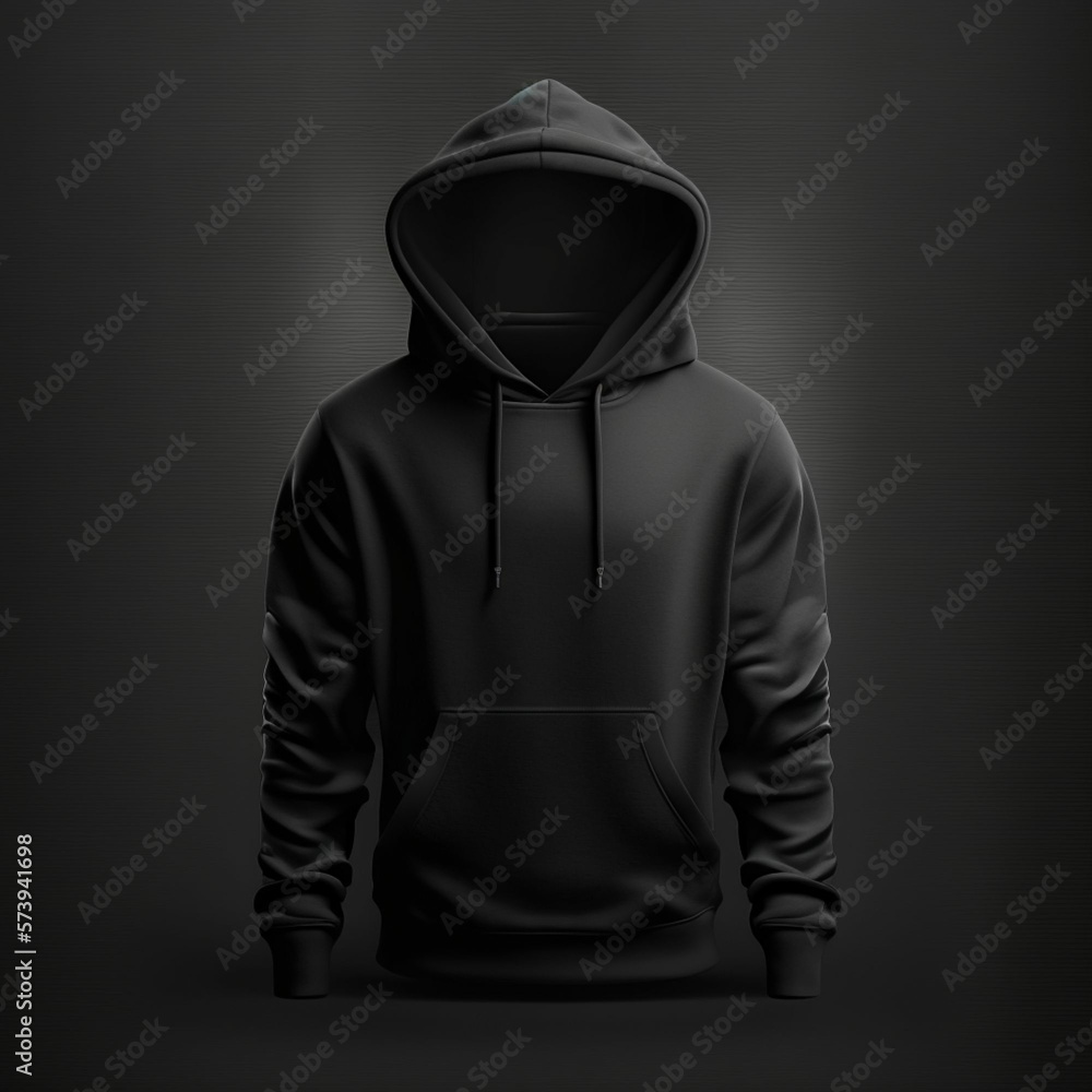 Black Hoodie mockup background Black Hoodie mockup background