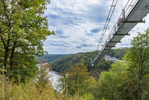 Titan RT Suspension bridge and Giga swing in Elbingerode, Oberharz am Brocken in Saxony-Anhalt Harz in Germany