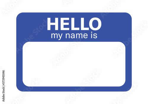 name badge template. hello my name is blank template