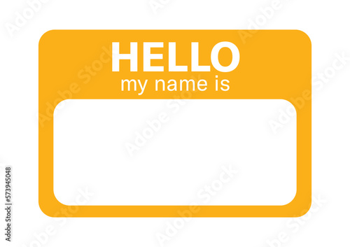 name badge template. hello my name is blank template
