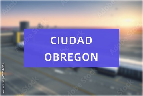 Airport of the city of Ciudad Obregon photo