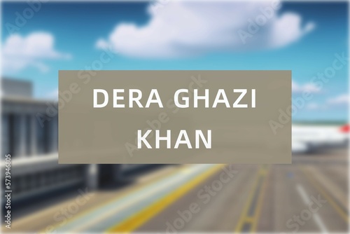 Airport of the city of Dera Ghazi Khan photo