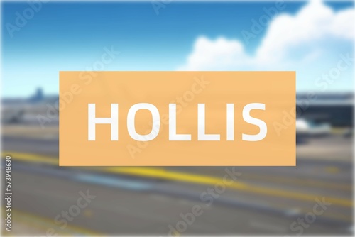 Airport of the city of Hollis photo