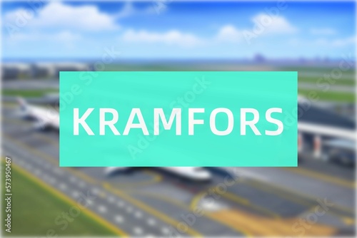 Airport of the city of Kramfors photo
