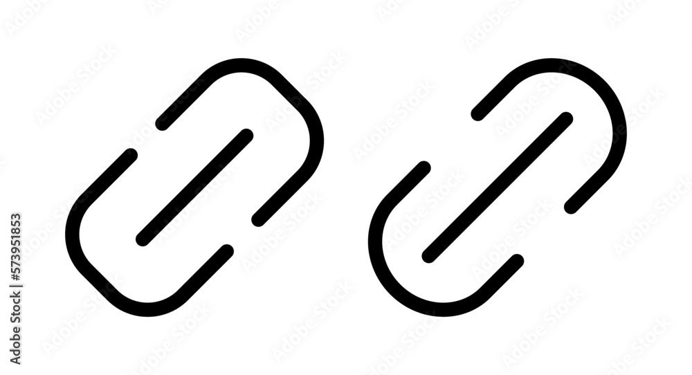 Link icon vector illustration. Hyperlink chain sign and symbol Link icon vector illustration. Hyperlink chain sign and symbol