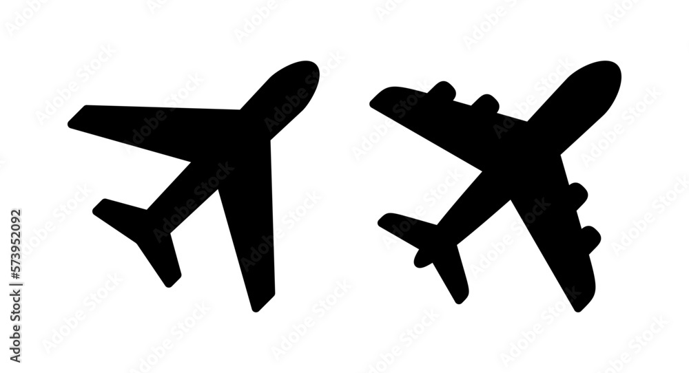 Plane icon vector illustration. Airplane sign and symbol. Flight transport symbol. Travel sign. aeroplane Plane icon vector illustration. Airplane sign and symbol. Flight transport symbol. Travel sign. aeroplane