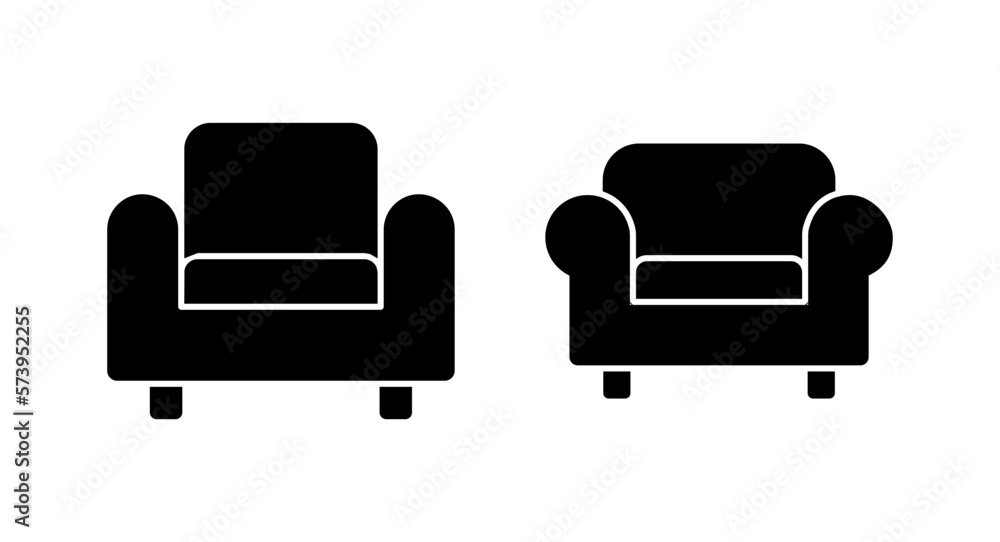 Sofa icon vector illustration. sofa sign and symbol. furniture icon Sofa icon vector illustration. sofa sign and symbol. furniture icon