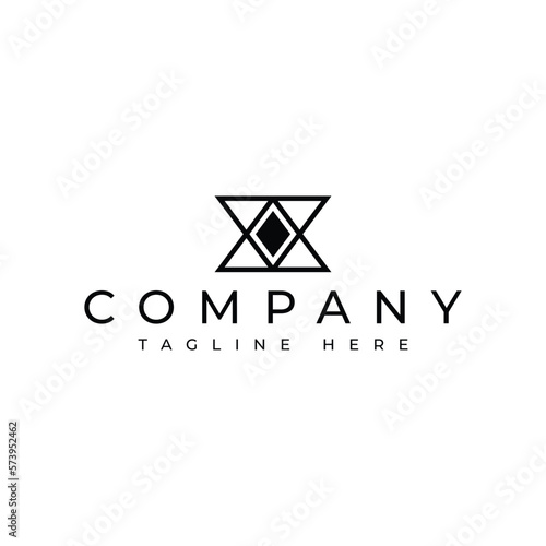 minimal diamond logo design for jewelry stores