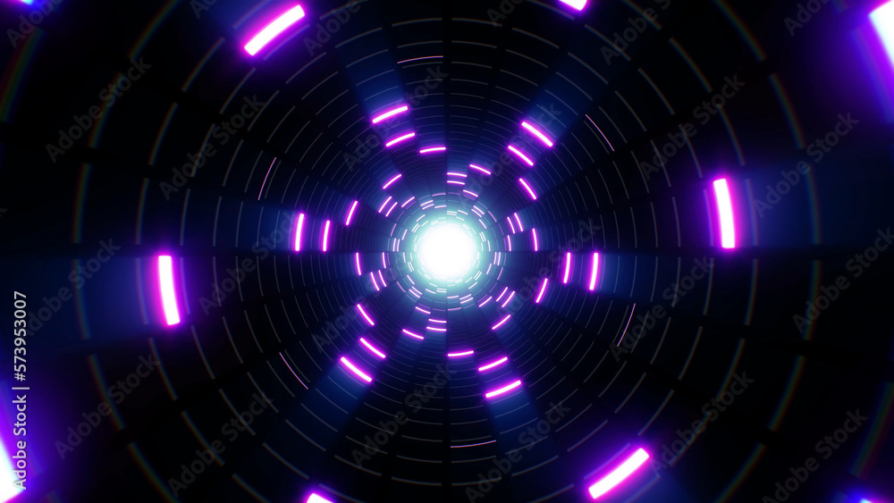 Flickering Purple Dashed Line Pattern with Smear Lights Flickering Purple Dashed Line Pattern with Smear Lights