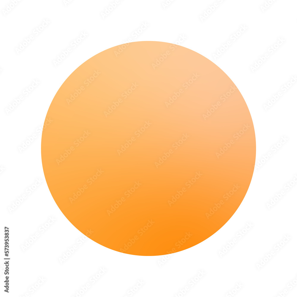 Trendy gradation circle design. Isolated color frame. Colorful gradient button shape. 