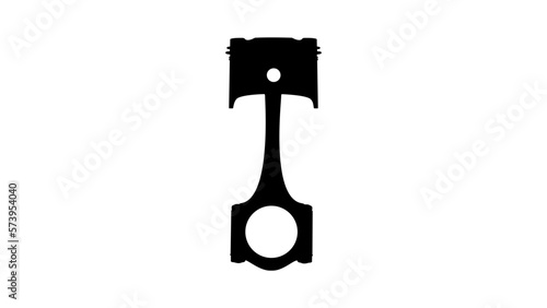 Car Engine Piston silhouette