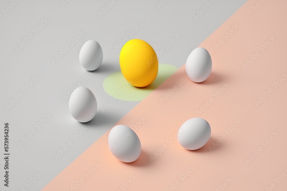 Modern Minimalist Easter Eggs Background Modern Minimalist Easter Eggs Background