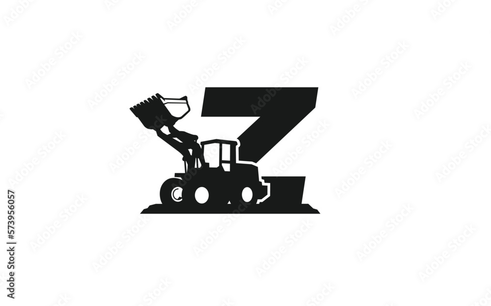 Z Logo with loader letter concept for template Z Logo with loader letter concept for template
