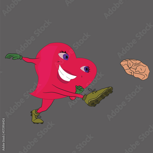 man love sine  illustration vector 