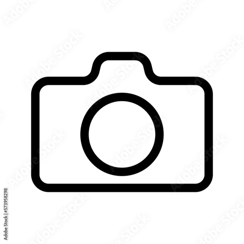 camera icon, photo camera in trendy flat design