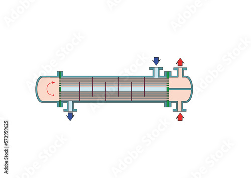 Fixed Tube-Sheet shell-and-tube Heat Exchanger