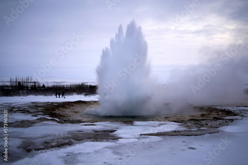Strokkur geysir in Iceland © Adrian Solumsmo