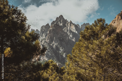 Climbing to the Summit of Trou de la Bombe in the Corsican Mountains