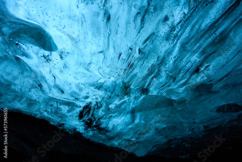 Amazing ice cave inside Vatnajökull glacier, Iceland