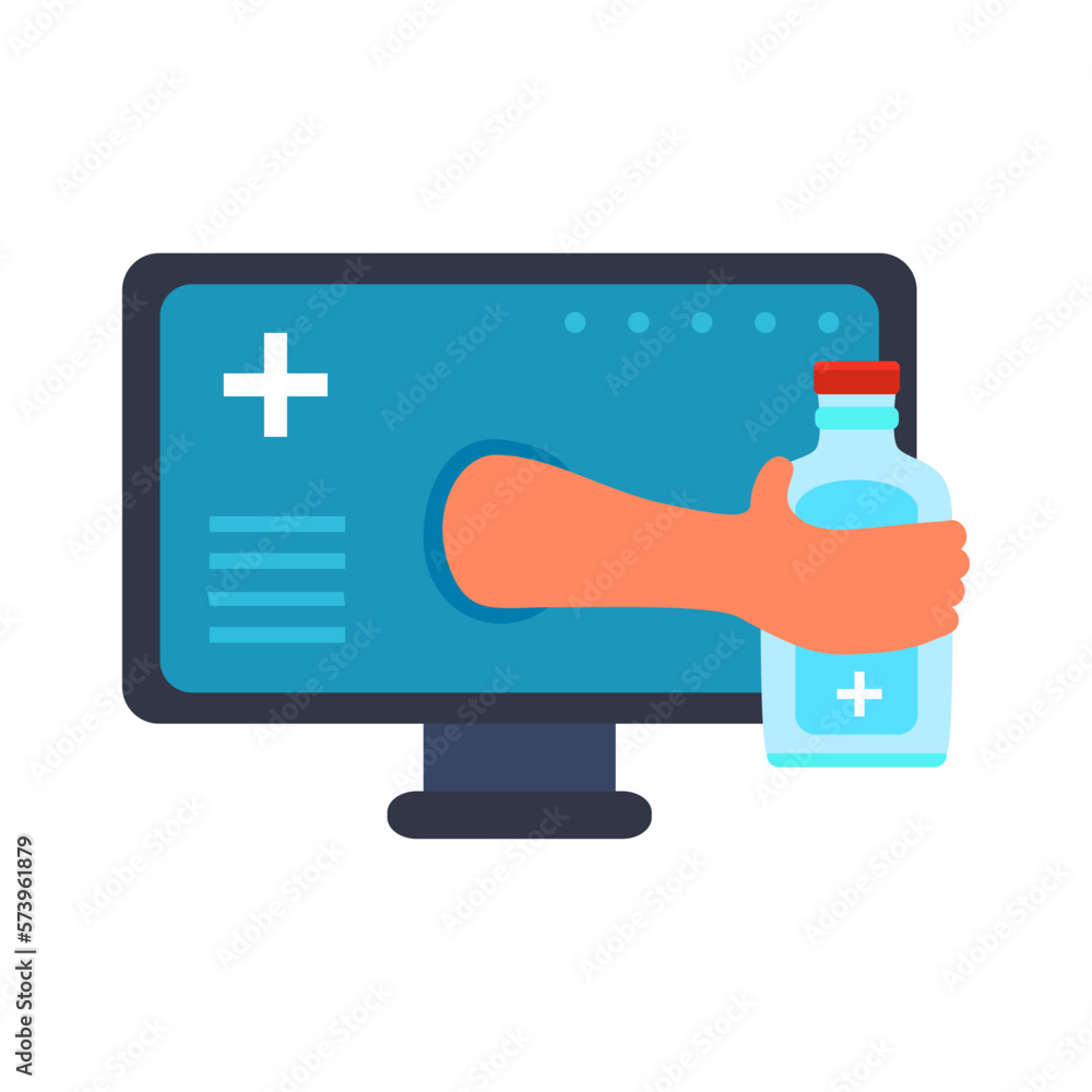 Online Medicine Computer Composition Online Medicine Computer Composition