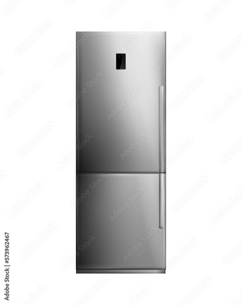 Realistic Kitchen Fridge Composition Realistic Kitchen Fridge Composition