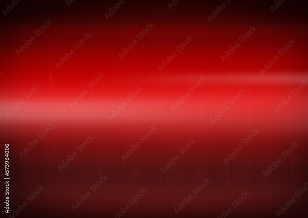 Red shiny brushed metal. Horizontal background texture Red shiny brushed metal. Horizontal background texture