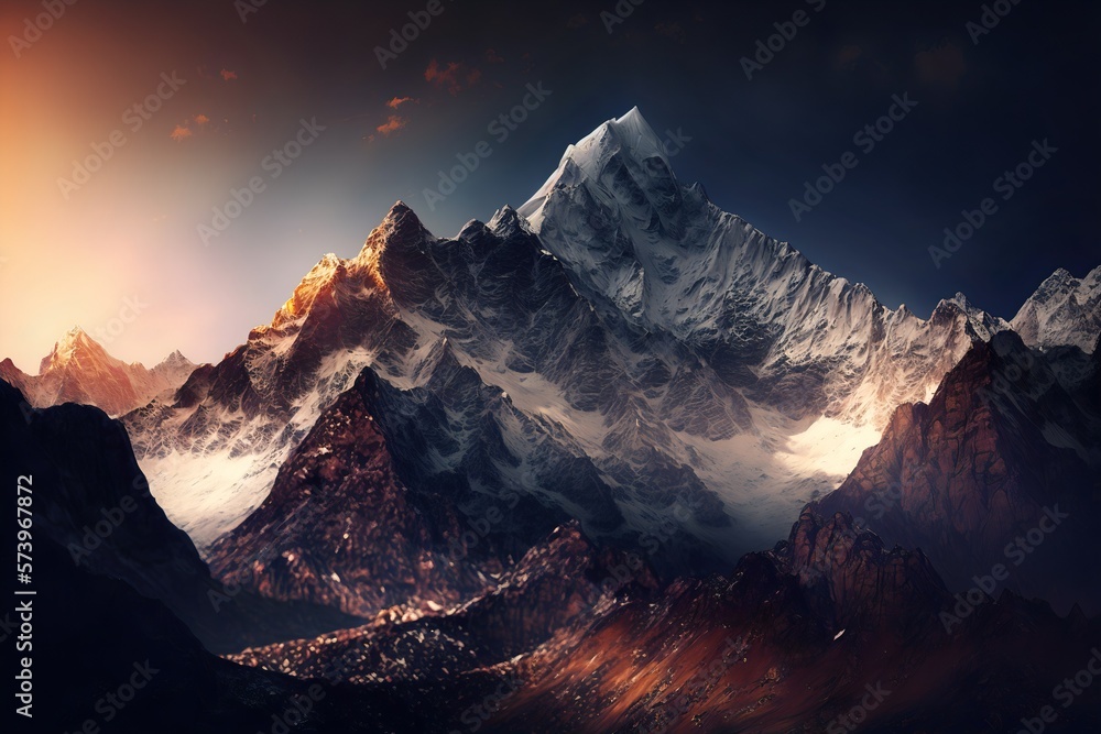 Himalayan mountainous landscape. Beautiful fresh panorama. Himalayan mountainous landscape. Beautiful fresh panorama.