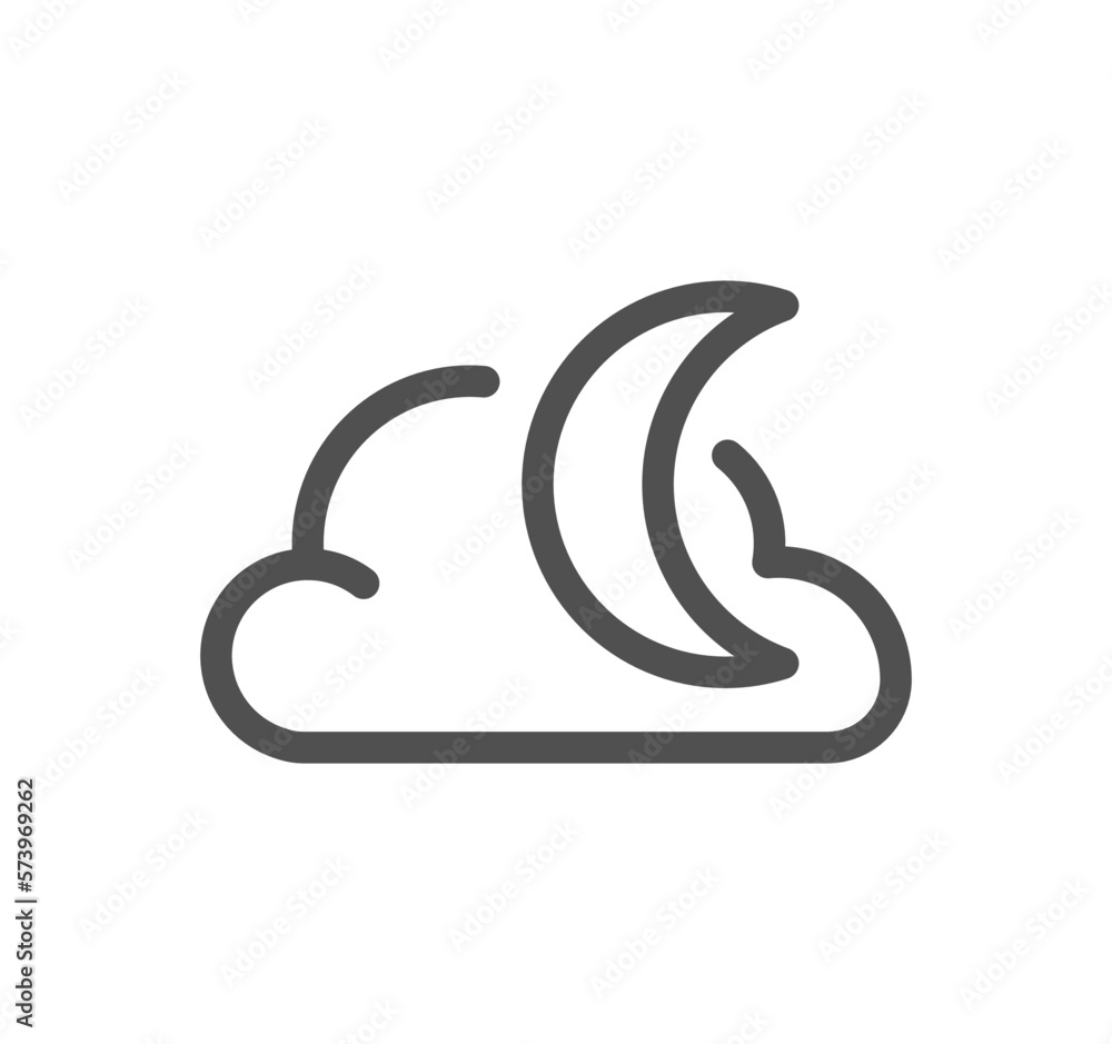 Weather related icon outline and linear vector. Weather related icon outline and linear vector.