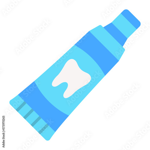 Toothpaste Flat Icon