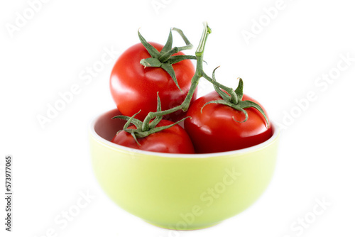 tomatoes on a white background isolated