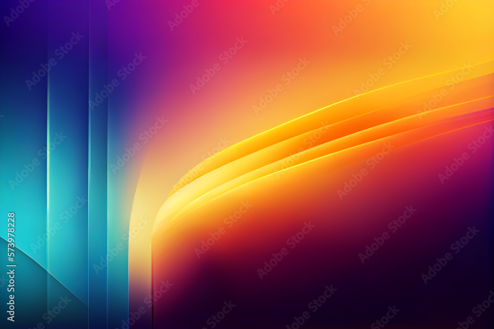 Obraz premium Abstract colorful gradient background. Generative AI