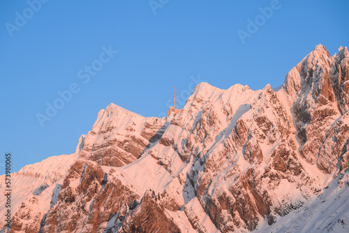 Berg Säntis Sonnenuntergang