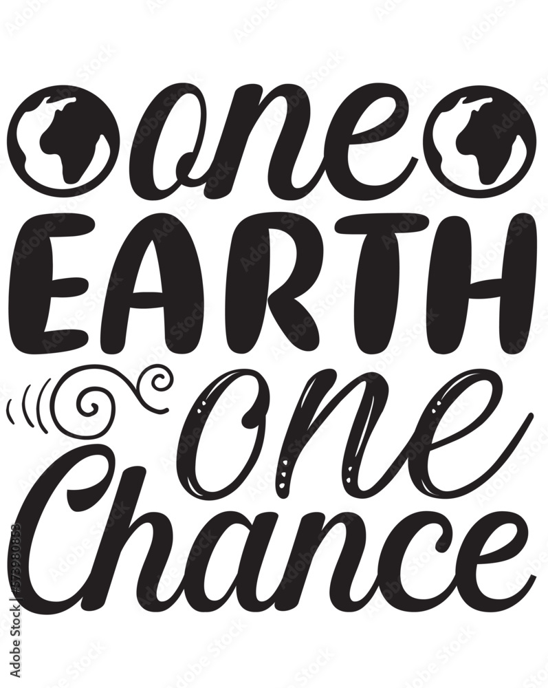 One earth one chance SVG cut files One earth one chance SVG cut files