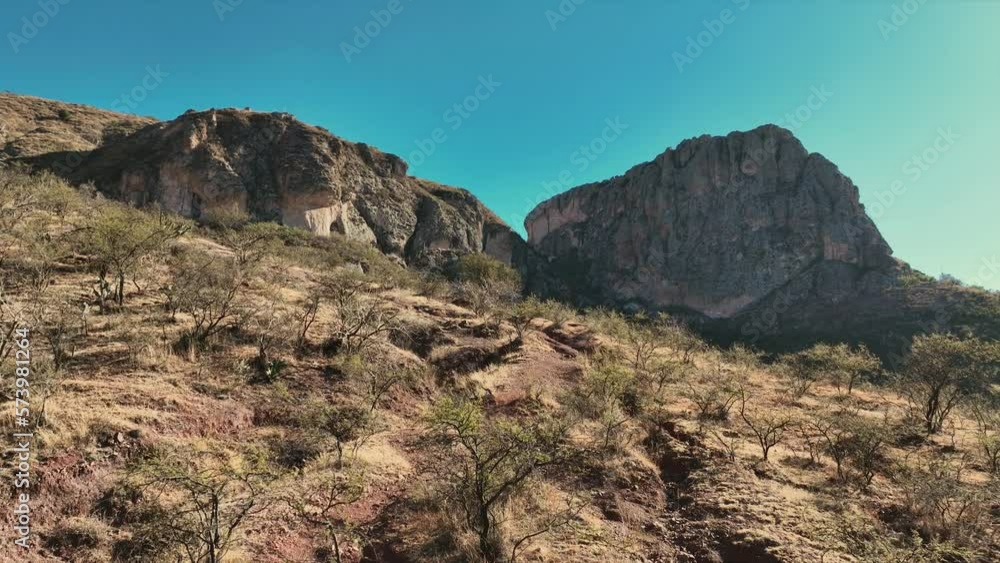 A beautiful aerial view of the endless mountains around the Mexican city of Guanajuato. A beautiful aerial view of the endless mountains around the Mexican city of Guanajuato.