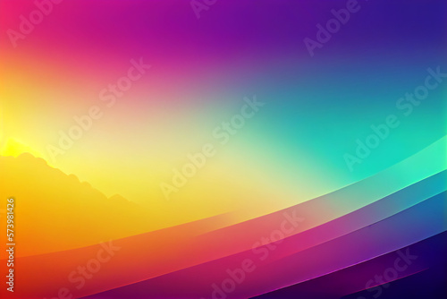 Abstract colorful gradient background. Generative AI