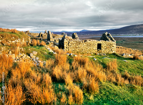 Foto Slievemore on Achill Island, County Mayo, Ireland
