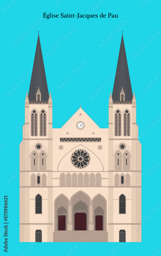 Église Saint-Jacques de Pau, France