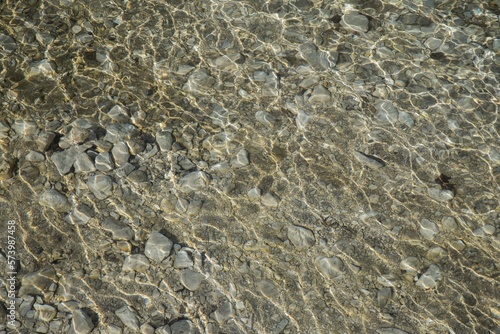 Trasparenza delle acque del fiume Simbrivio - Vallepietra - Roma - Lazio - Italia photo