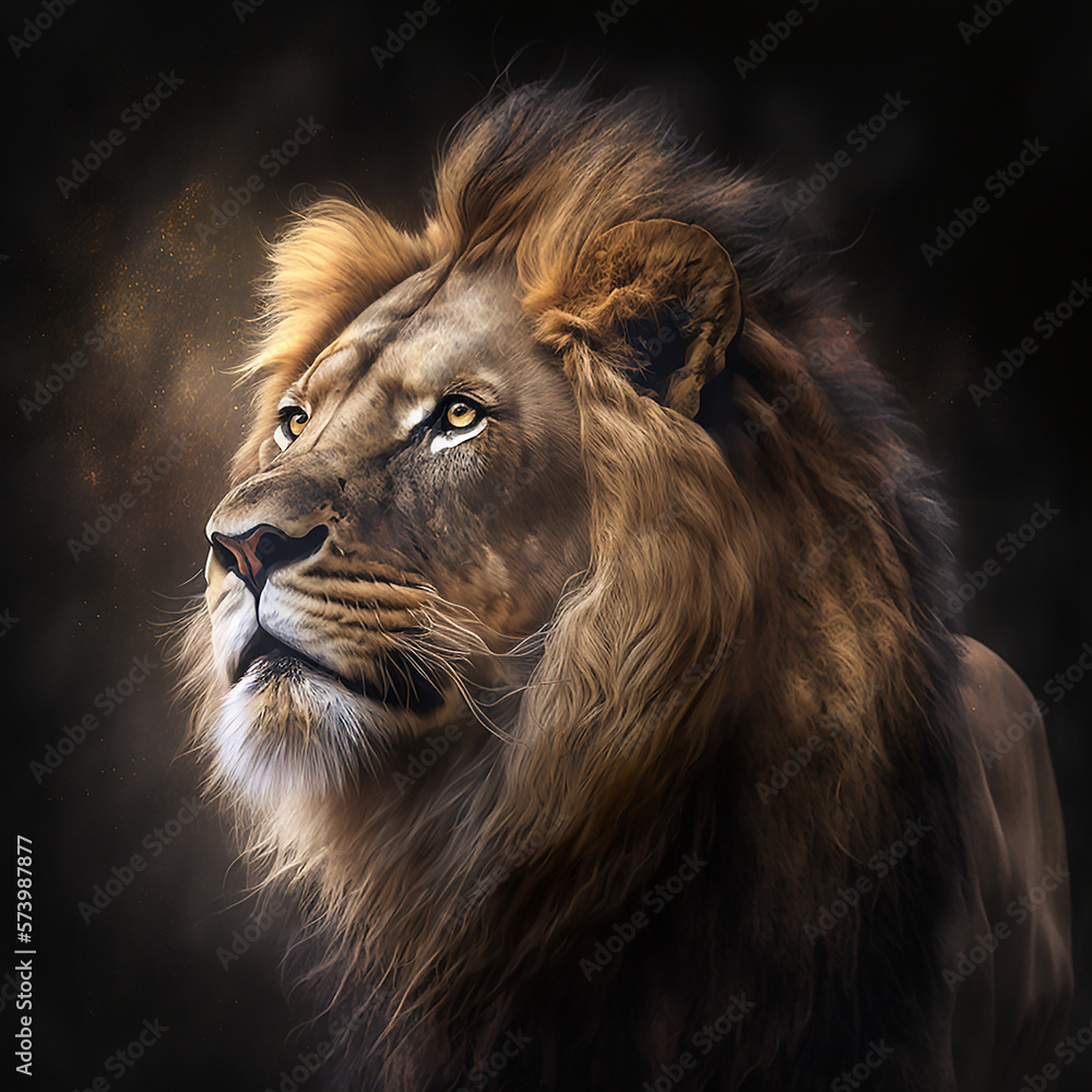 Naklejka premium Majestic Mane