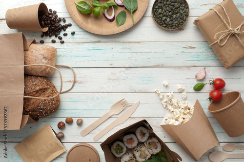 Eco food industry concept