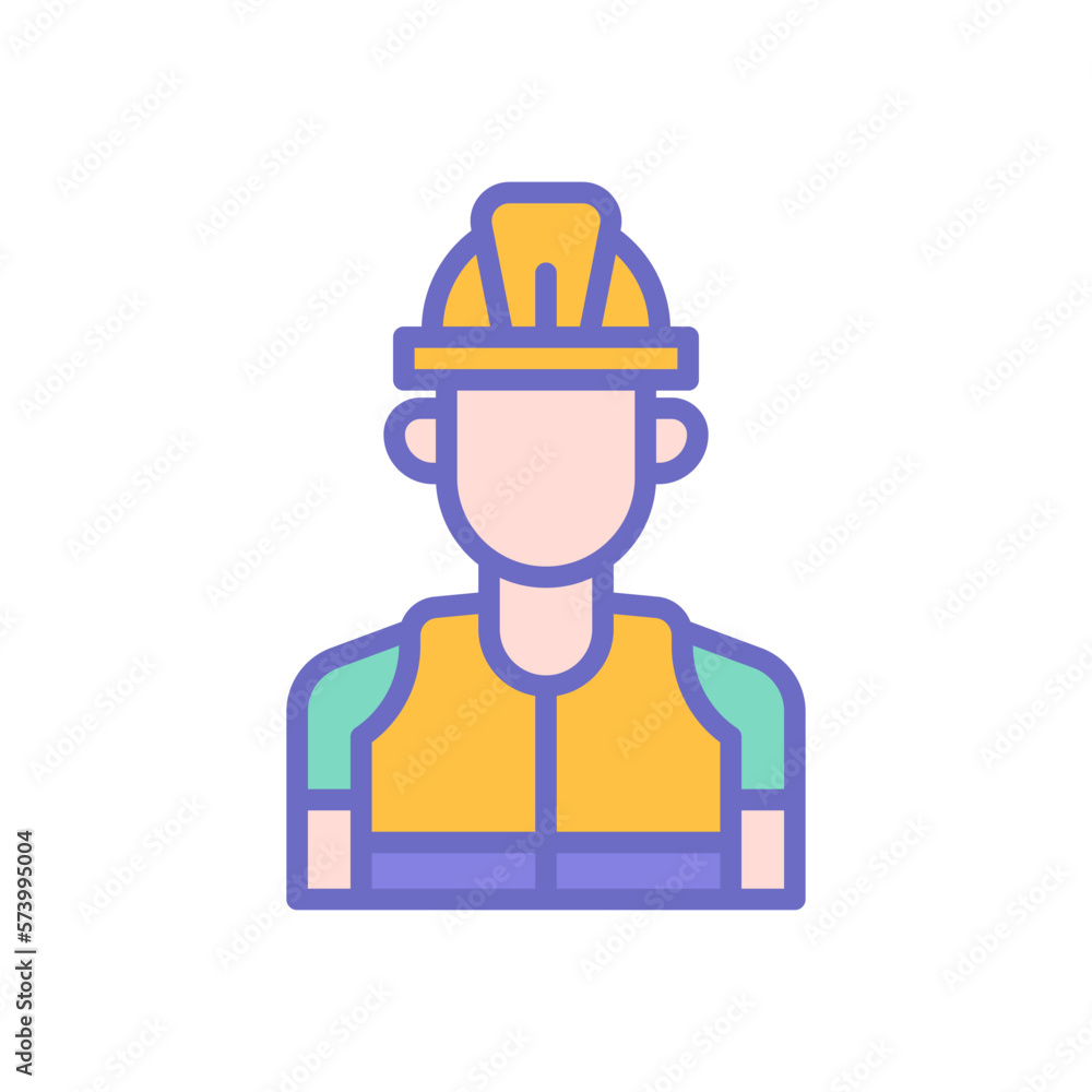worker icon for your website design, logo, app, UI. 