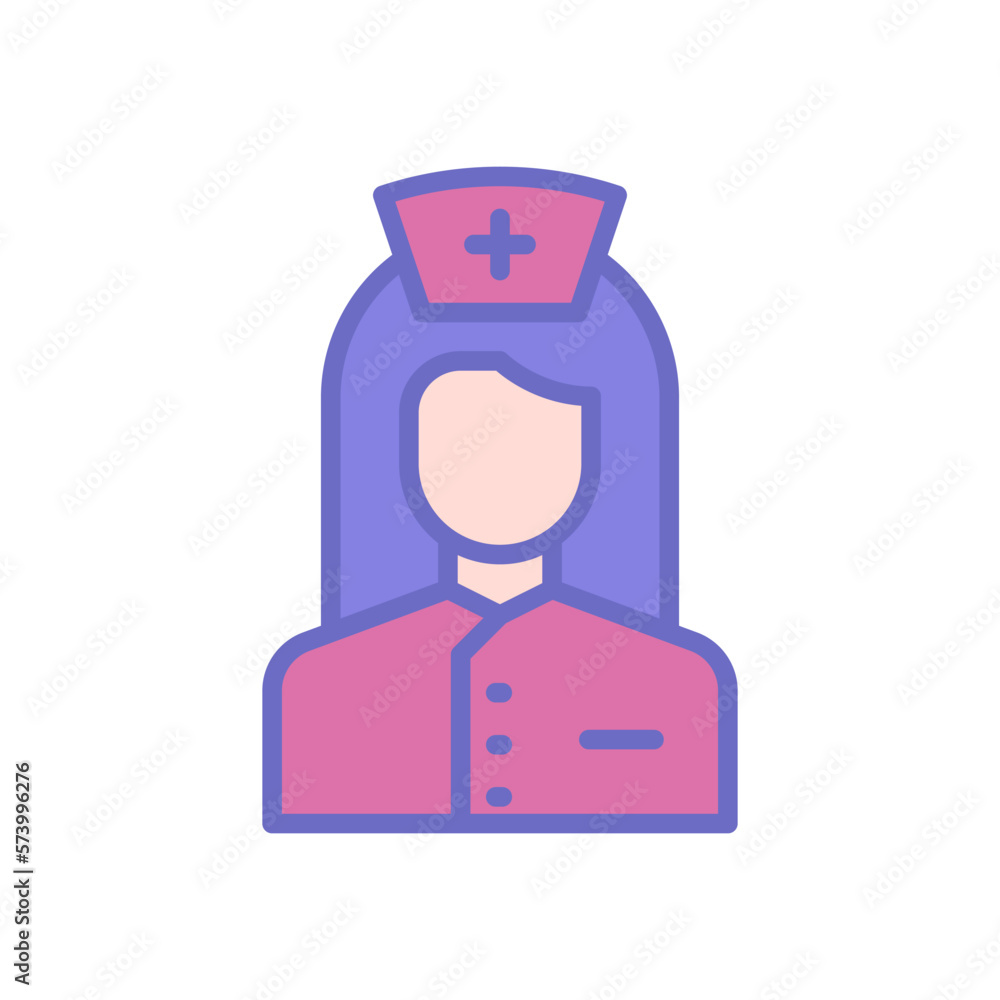 nurse icon for your website design, logo, app, UI. 